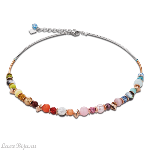 Колье Coeur de Lion Multicolor Rainbow 4864/10-1520