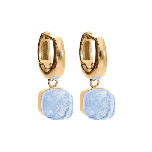 Серьги Qudo FIRENZE (G) Hellblau, 107001/20-4733