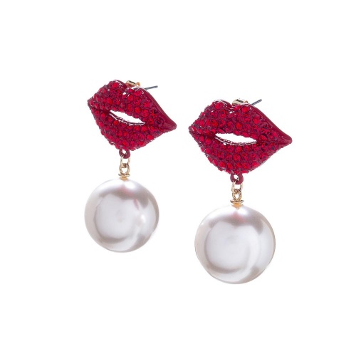 Серьги Moon Paris, Ringo, "Искушение", с кристаллами, MR-24.05-011 красный