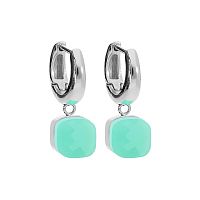 Серьги Qudo FIRENZE (S) Light Palace Green Opal, 107000/20-4510