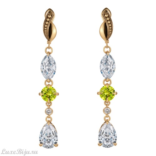 Серьги Fiore di Firenze OR0431 VERDE