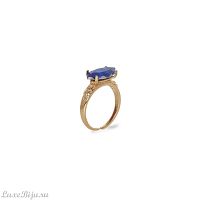 Кольцо Franck Herval, Charlie, разъемное, с кристаллом Swarovski, FH26.2-19-63990 синий
