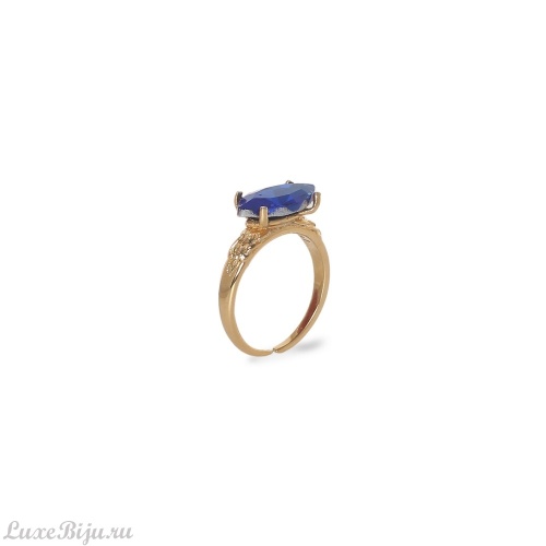 Кольцо Franck Herval, Charlie, разъемное, с кристаллом Swarovski, FH26.2-19-63990 синий