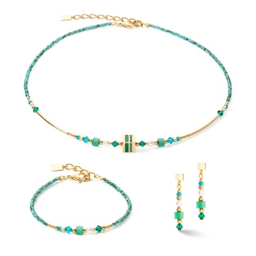 Пусеты Coeur de Lion Green-Gold, 4355/21-0516 фото 9