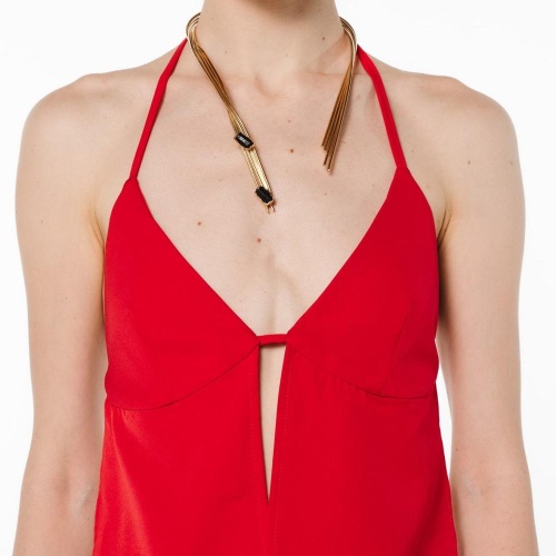 Колье Katerina Vassou, Violet, гривна, со вставкой из турмалина, KV24.1-308851GTOURM золотистый фото 4