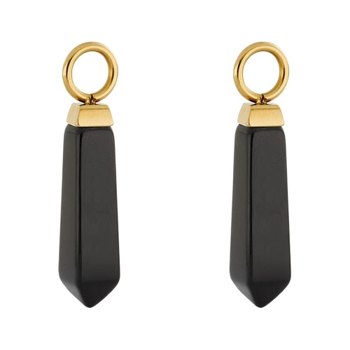 Шарм Coeur de Lionы на серьги Gold-Black, 0051/44-1316