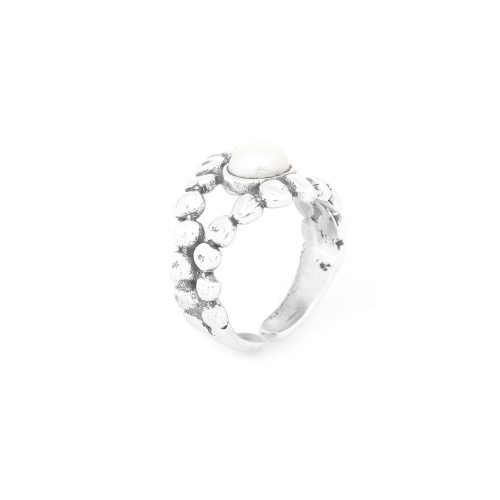 Кольцо Nature Bijoux, Mara, с жемчугом, NB24.2-19-25685 белый фото 4