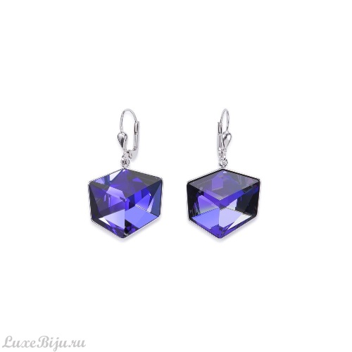 Серьги Coeur de Lion Purple 4889/20-0800 фото 2