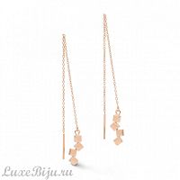 Серьги Coeur de Lion Rose Gold, *5070/20-1620