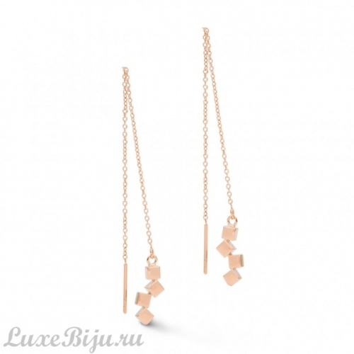 Серьги Coeur de Lion Rose Gold, *5070/20-1620