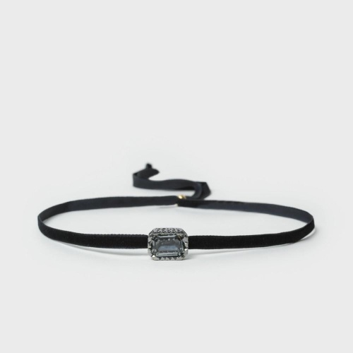 Чокер Katerina Vassou, Keystone, с кристаллом, KV24.2-401545BDIAMOND черный