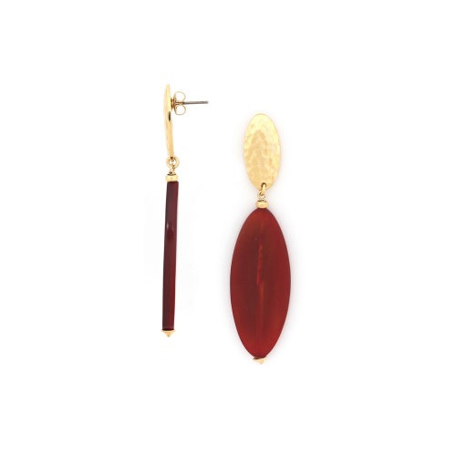 Серьги Nature Bijoux, Tananarive, с рогом, NB24.2-12-79747 красный фото 2