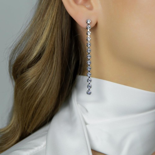 Серьги Moon Paris, Bohemia, с кристаллами, MB-26.01-019 хрустальный фото 2