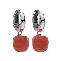 Серьги Qudo Firenze Red Tulip 300345 R/S