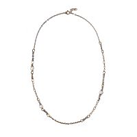 Колье Alcozer&J, с лабрадоритом и жемчугом, AL-C68KU25-R серый