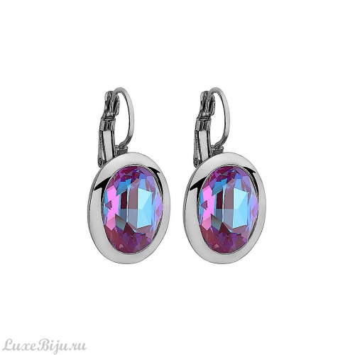 Серьги Qudo Tivola Burgundy delite 303177 R/S