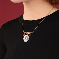Колье TARATATA, Cox, с цветной смолой и золотистой краской, TT-T25-04105-10L золотистый