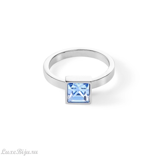 Кольцо Coeur de Lion Light Blue-Silver 17.2 мм, 0500/40-0741 54