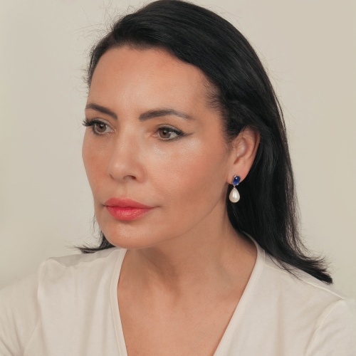 Серьги Fiore Luna SAPPHIRE, ACE22420-06 фото 2