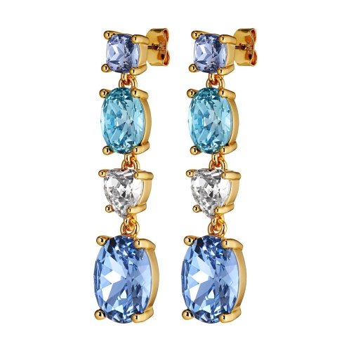 Серьги Dyrberg Kern CARMEN SG L. BLUE/AQUA, 440019 фото 4
