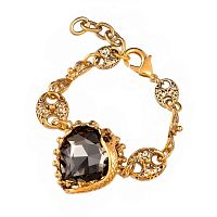 Браслет Celeste G, со змеей и кристаллом Swarovski, CS26.1-1129 серый