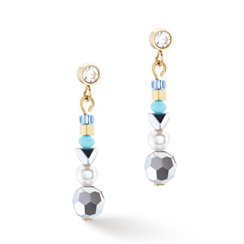 Серьги Coeur de Lion Turquoise, 2035/21-0600 фото 4