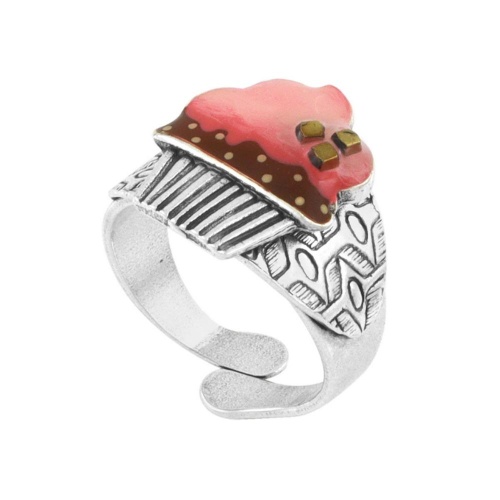 Кольцо TARATATA, Chapardeuse, разъемное, с цветной смолой и бусинами, TT-H24-07413-105 розовый фото 2