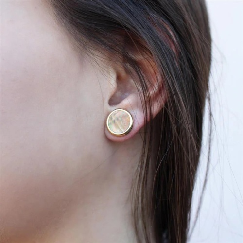 Пусеты Possebon nautilus, A9999.12 BW/G фото 2