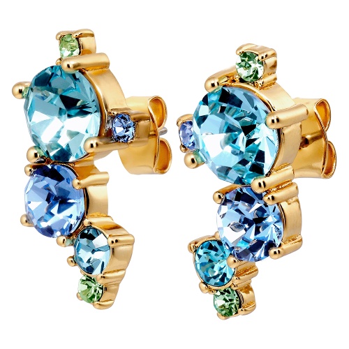 Серьги Dyrberg Kern CURRA SG AQUA, 480082 фото 4