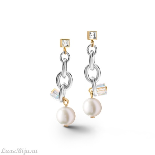 Серьги Coeur de Lion Gold-Silver 5083/21-1617