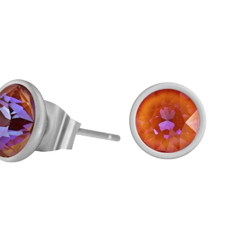 Пусеты Fiore Luna Orange Glow Delite SWE298 OGD S