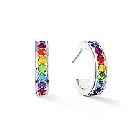  Пусеты Coeur de Lion Multicolour Silver, 0131/21-1517