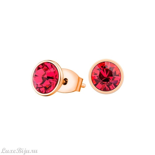 Пусеты Fiore Luna Scarlet SWE298 SC RG