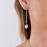 Серьги Lanzerotti, Pesca, с жемчугом, LZ-24.05-274 золотистый