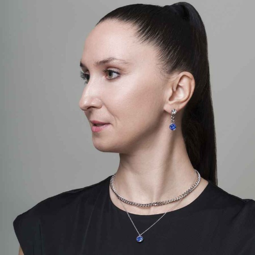 Серьги Fiore Luna Royal Blue Delite, A2401SW-E01.23 BL/S фото 2