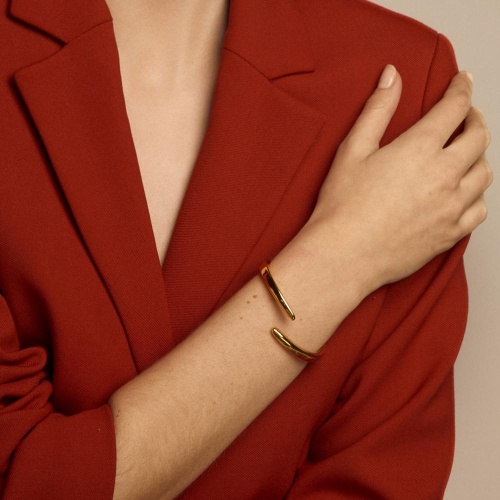 Браслет VIDDA, Powerful, кафф, металл, VD23-01688 золотистый фото 9