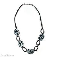 Колье Moon Paris, Loriane, вставки,овалы, ML-1903-014 черный