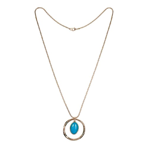 Колье Fiore Luna TURQUOISE OPAL, LN5142 BL/G
