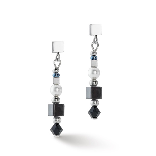 Серьги Coeur de Lion Black-Silver, 4355/21-1317 фото 8