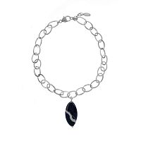 Колье Lanzerotti, Pianoforte, с агатом, LZ-26.01-017 черный
