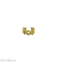Кольцо Tra-la-ra, Vuela, разъемное, с бабочками, TLR23-224O301 золотистый