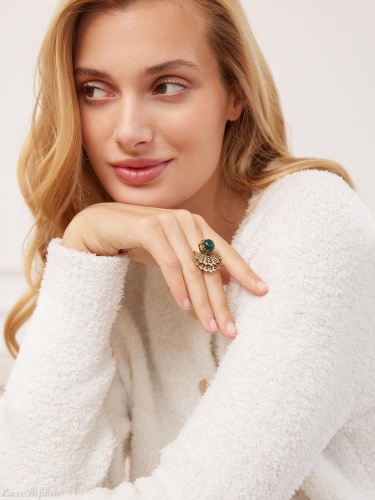 Кольцо Fiore di Firenze AN2809 VERDE фото 7