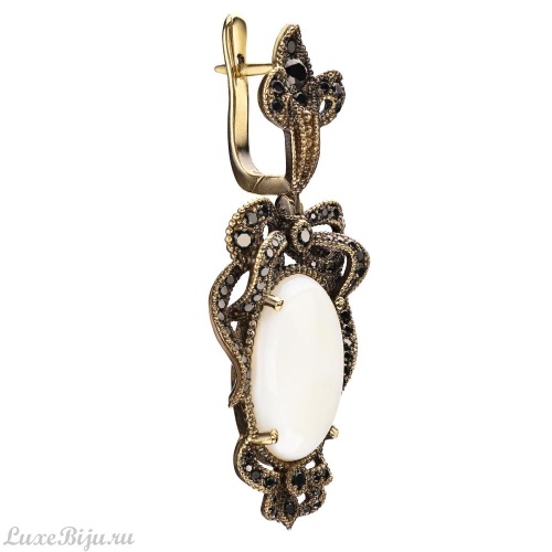 Серьги Fiore di Firenze OR2006 NERO фото 10