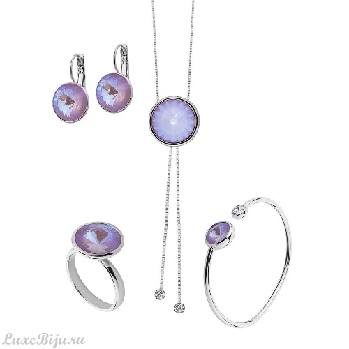 Серьги Fiore Luna Lavender Delite A1903.10 V/S фото 2