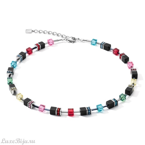 Колье Coeur de Lion Onyx Multicolour Pop Art, *4018/10-1581