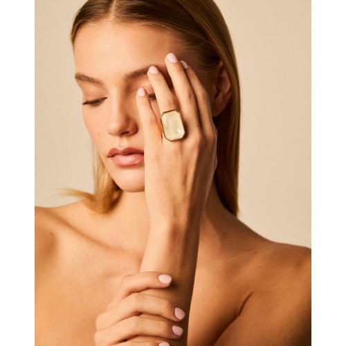 Кольцо VIDDA, Lily, с кристаллом Swarovski, VD25.2-02073 хрустальный, 18,5 фото 2