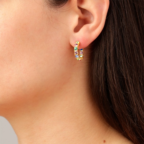 Серьги Dyrberg Kern RAQUEL SG PASTEL MULTI, 460067 фото 3