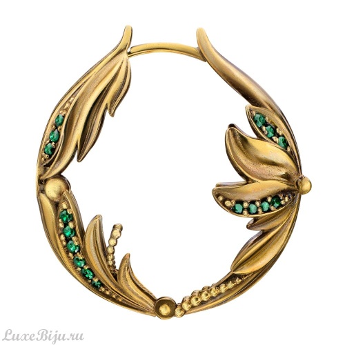 Серьги Fiore di Firenze OR1848 SMERALDO фото 4