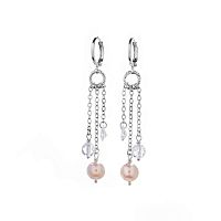 Серьги Lanzerotti, Rococo, с жемчугом, хрусталём и кристаллом, LZ-26.07-241 белый