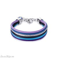 Браслет Coeur de Lion Blue-Purple 0120/30-0708